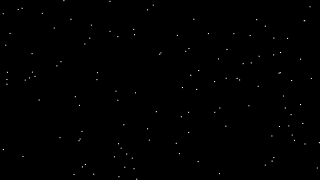 dots: a scattered star-field of points keyed to the spectrum (deterministic)