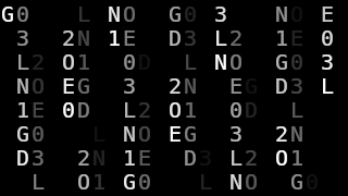 rain: Matrix-style digital rain of the active text characters